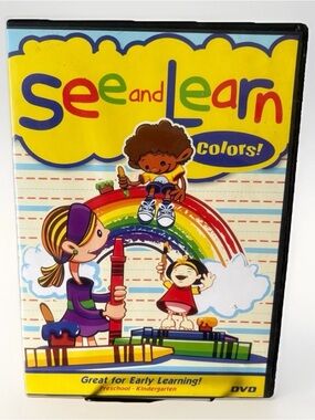 See and Learn Colors DVD 2005 PreSchool Kindergarten Early Learning